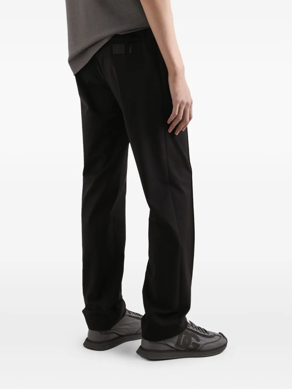 Dolce & Gabbana Broek met trekkoordtaille Zwart