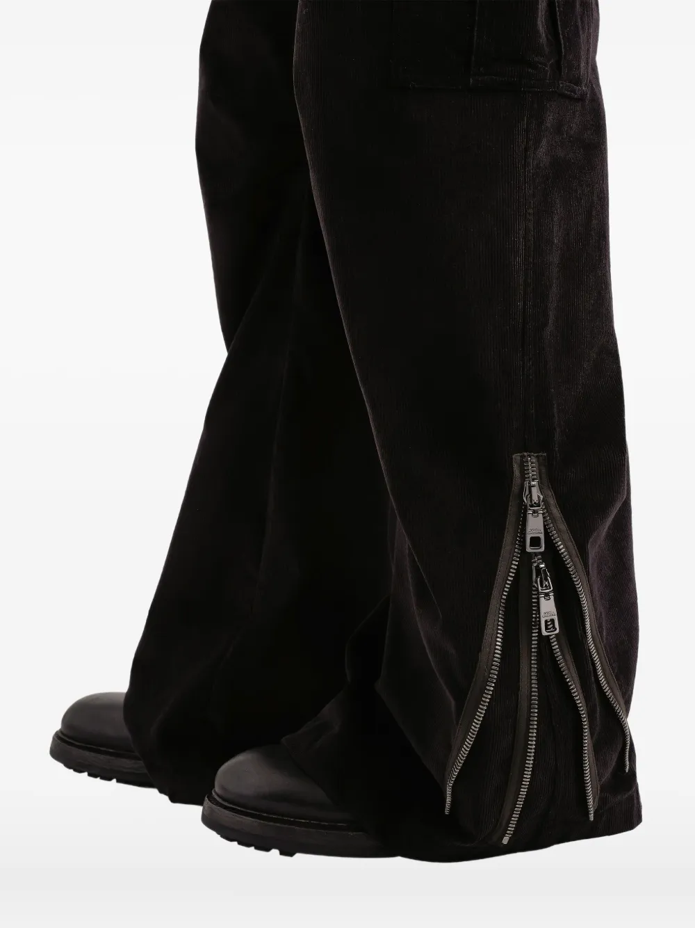 Dolce & Gabbana Ribfluwelen broek Bruin