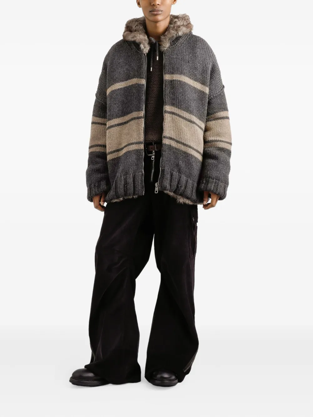 Dolce & Gabbana Ribfluwelen broek - Bruin