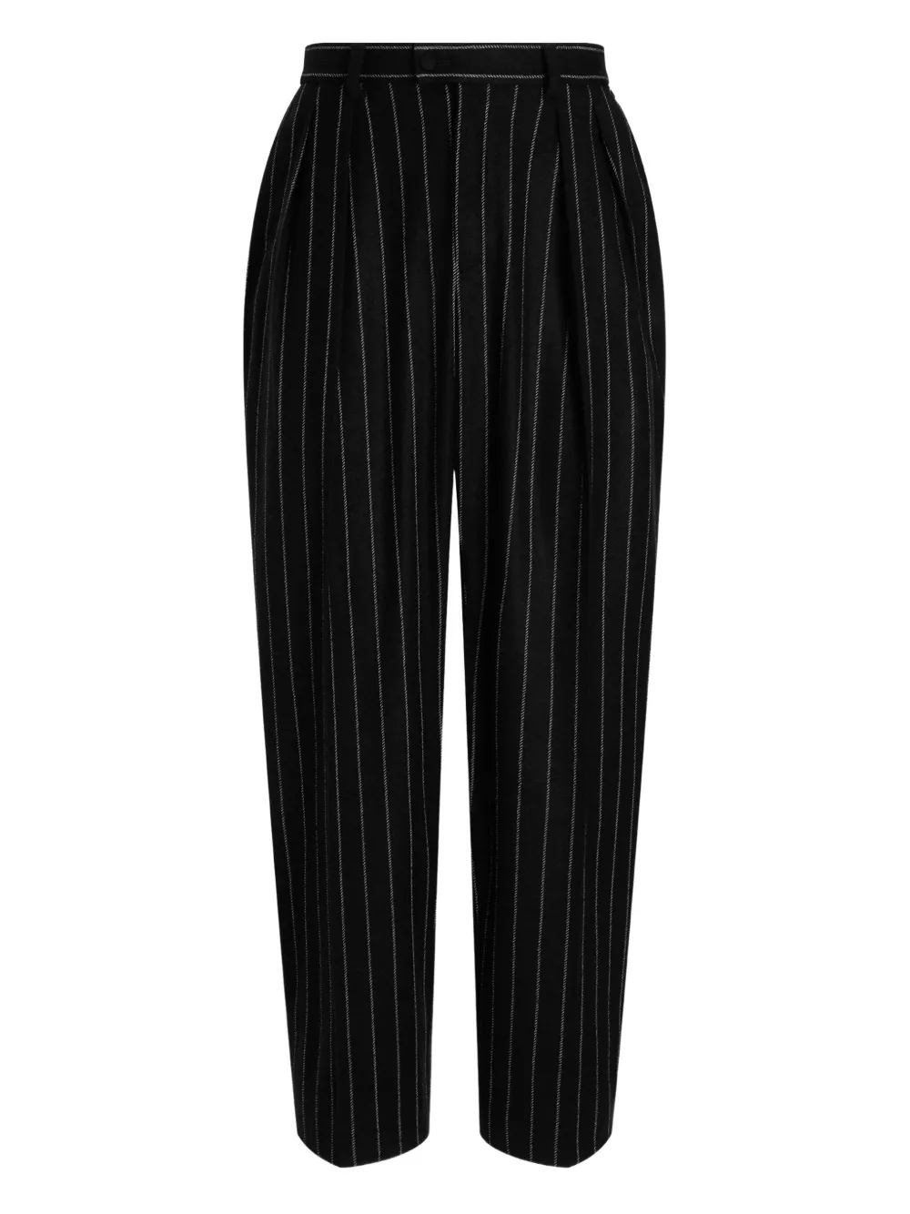 Dolce & Gabbana pinstripe pleated trousers - Schwarz