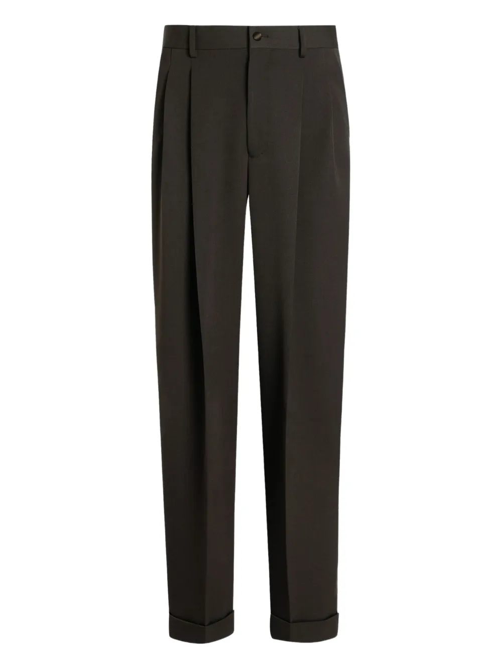 Dolce & Gabbana Gabardine plooibroek - Bruin