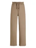 Dolce & Gabbana drawstring frayed-edge track pants - Brown