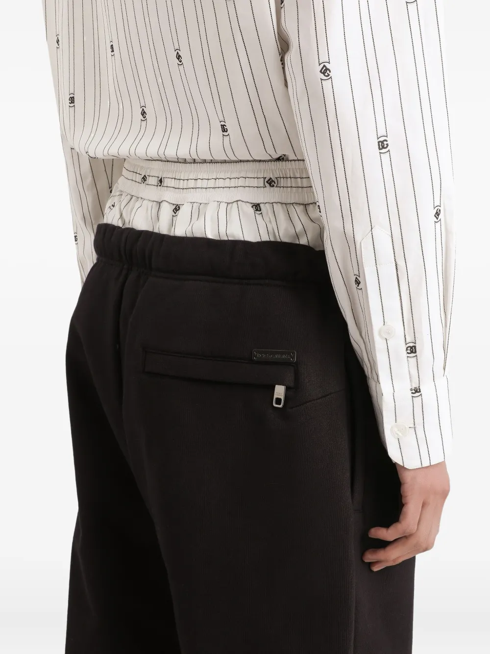 Dolce & Gabbana Trainingsbroek met trekkoord Zwart