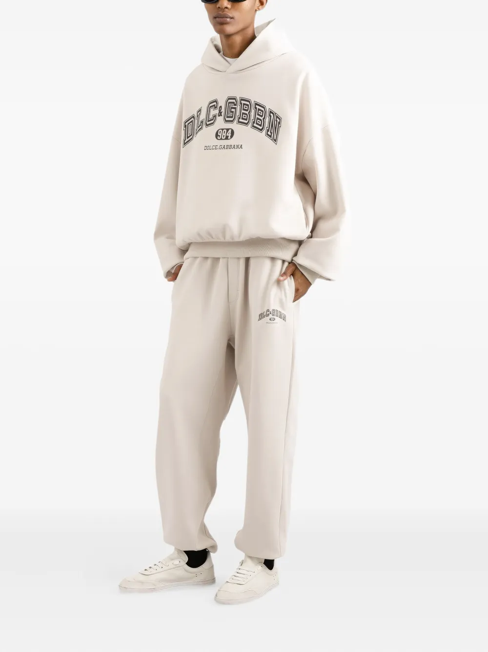 Dolce & Gabbana Trainingsbroek met logoprint - Wit
