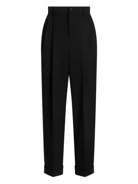 Dolce & Gabbana pleated cuffed trousers