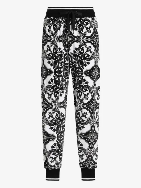 Dolce & Gabbana pants con estampado Mayólica