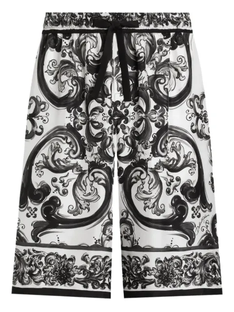 Dolce & Gabbana maiolica print bermuda shorts 
