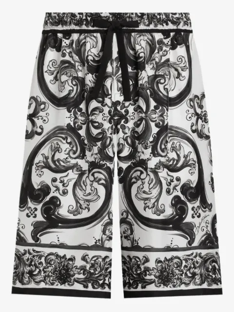 Dolce & Gabbana maiolica print bermuda shorts