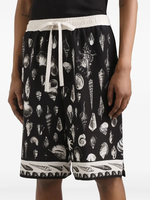 Dolce & Gabbana プリント ショートパンツ | ブラック | FARFETCH JP