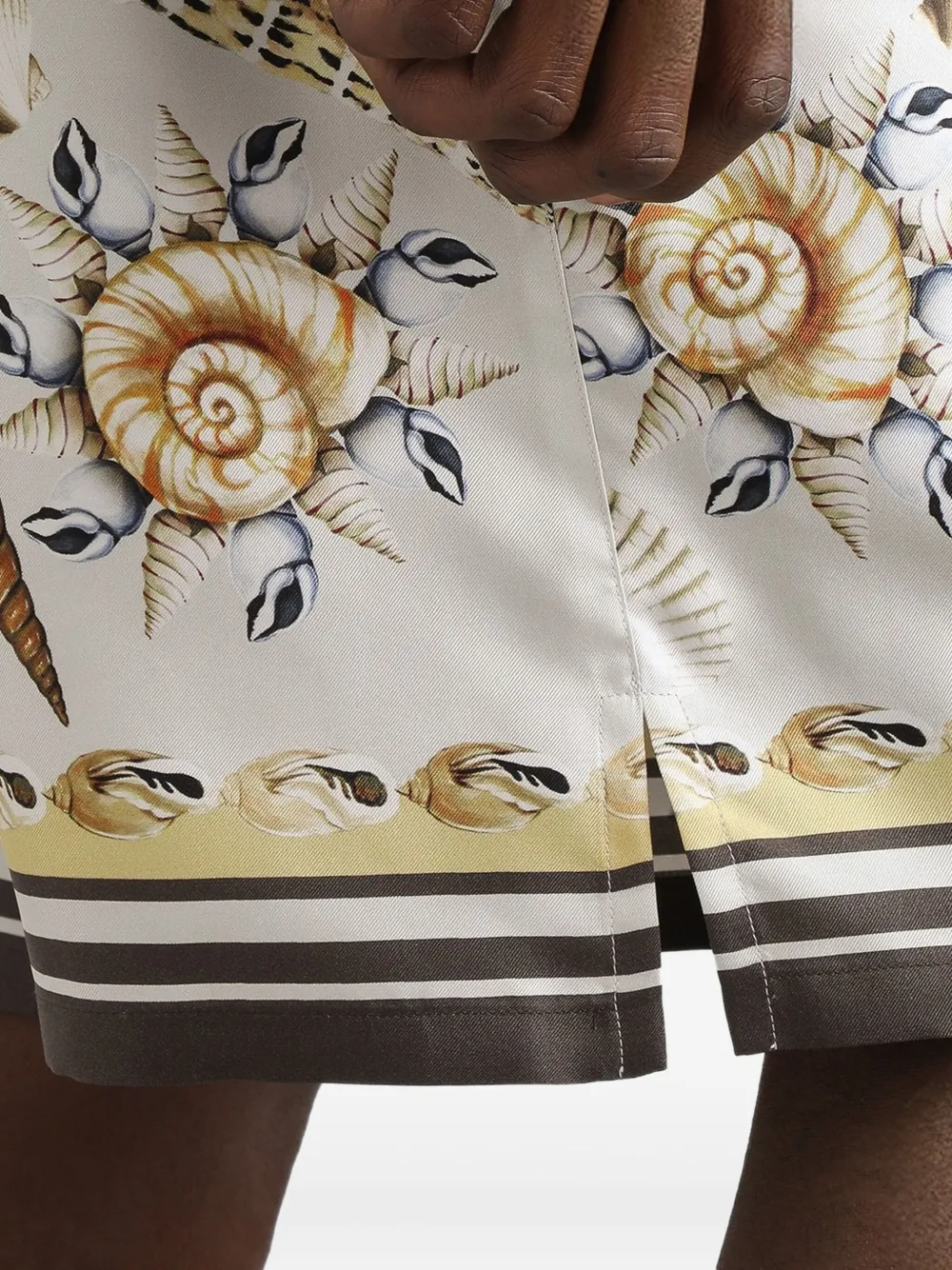 Dolce & Gabbana Zijden bermuda shorts Beige