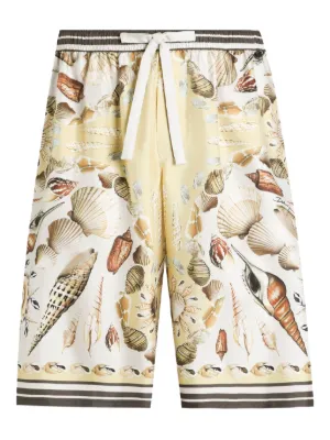 Dolce & Gabbana マヨリカプリント ショートパンツ | グリーン