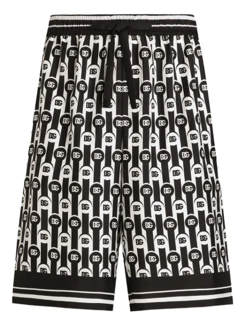 Dolce & Gabbana logo-print patterned shorts