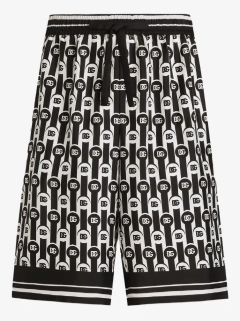 Dolce & Gabbana logo-print patterned shorts