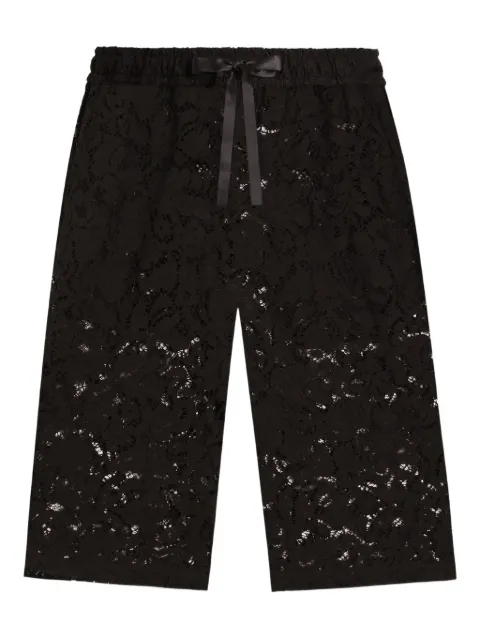 Dolce & Gabbana Shorts mit Spitzenmuster