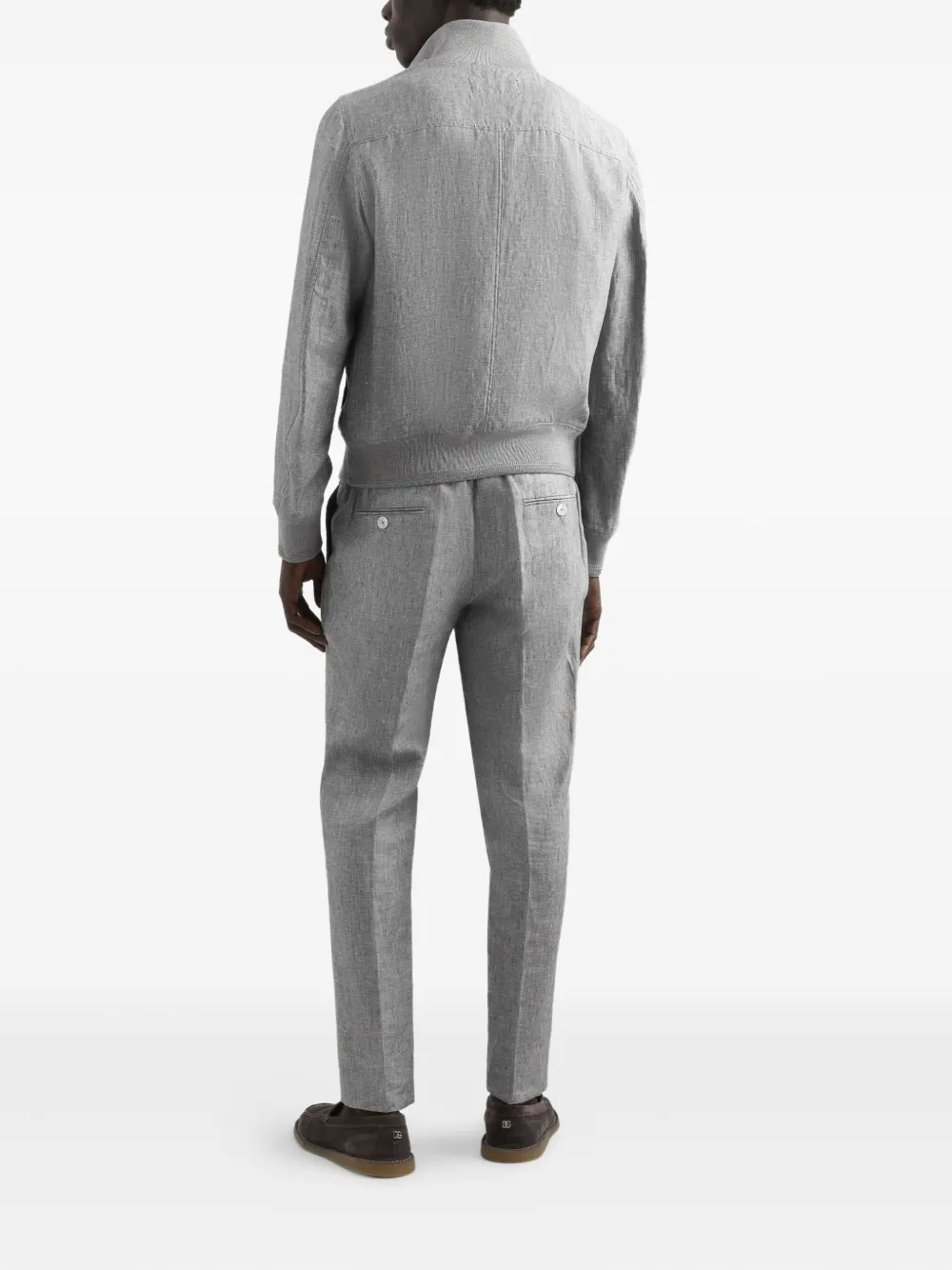 Dolce & Gabbana Linnen pantalon Grijs
