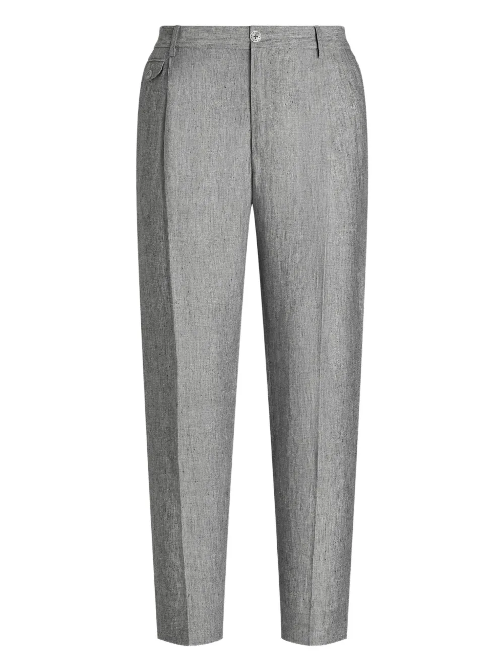 Dolce & Gabbana linen tailored trousers | Grey | Image 1