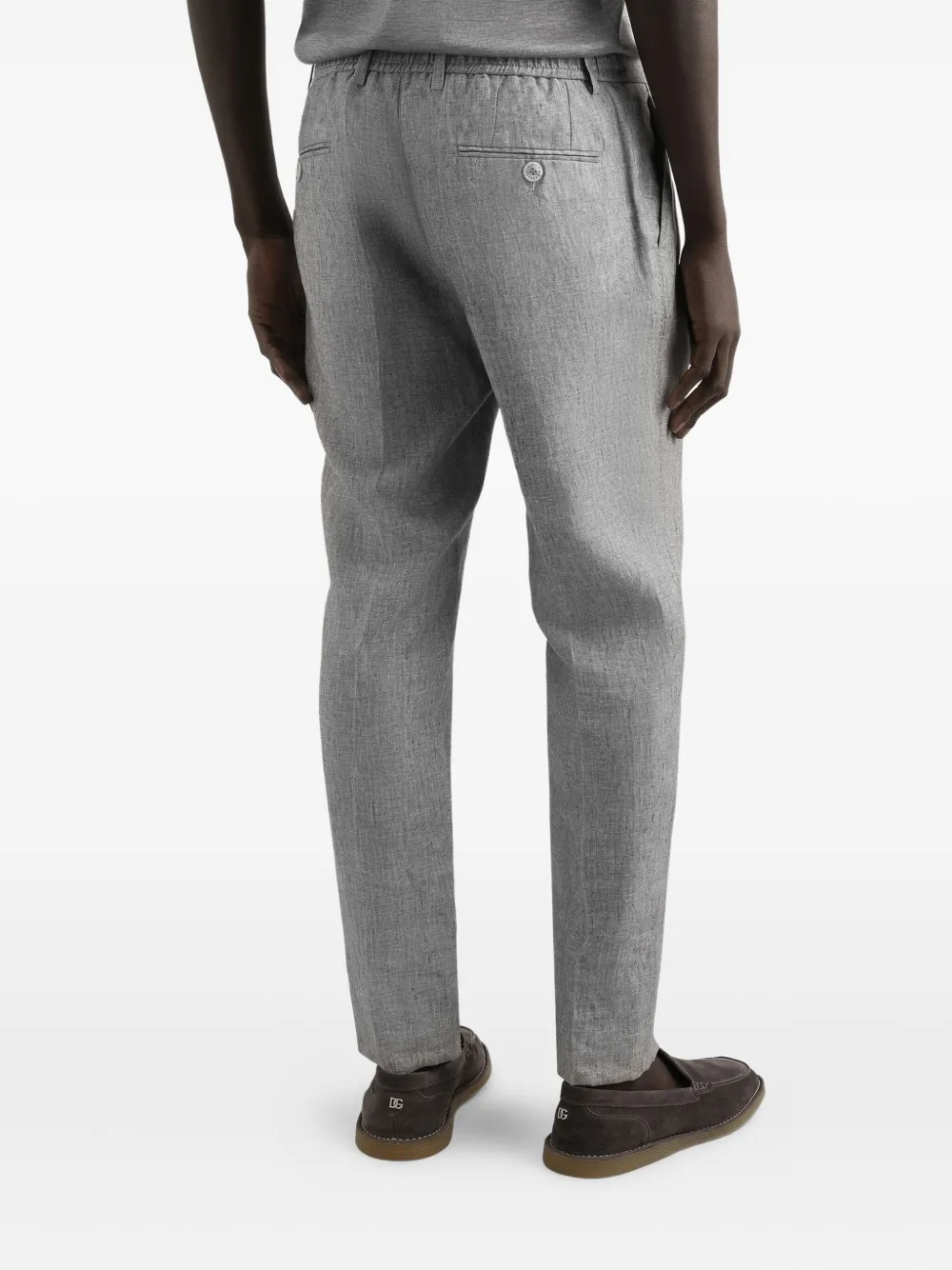 Dolce & Gabbana Linnen pantalon Grijs