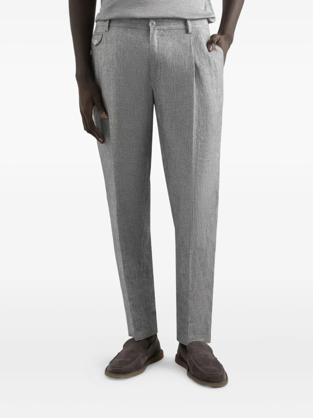 Dolce & Gabbana Linnen pantalon Grijs