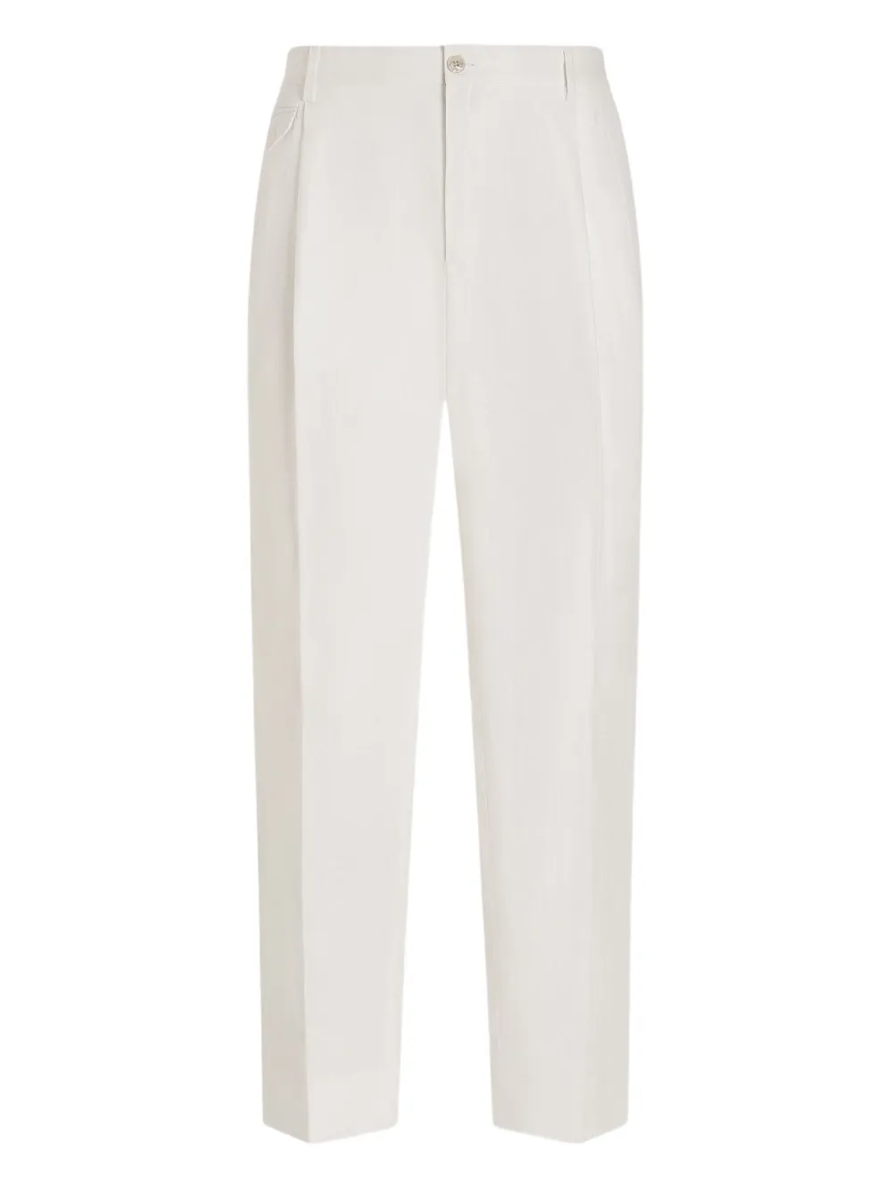 Dolce & Gabbana linen tapered trousers | White | Image 1