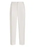 Dolce & Gabbana linen tapered trousers - White