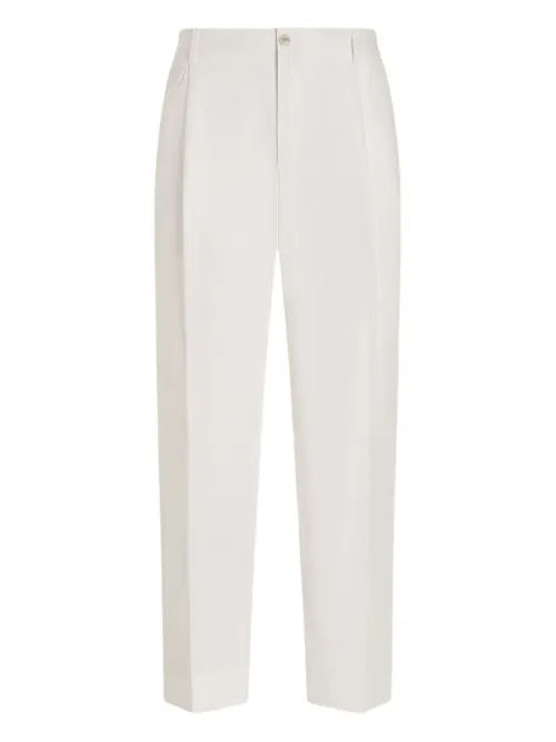 Pantalon fuselé en lin - Dolce & Gabbana - Modalova