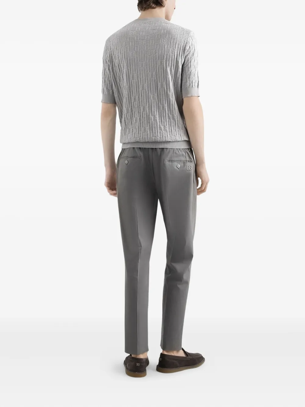 Dolce & Gabbana Geplooide pantalon Grijs