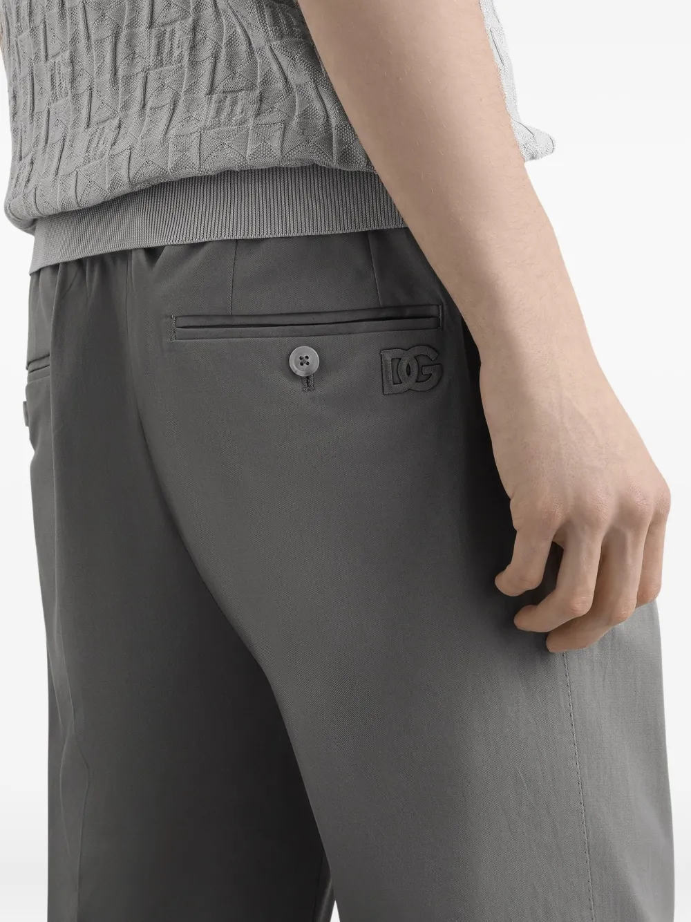 Dolce & Gabbana Geplooide pantalon Grijs