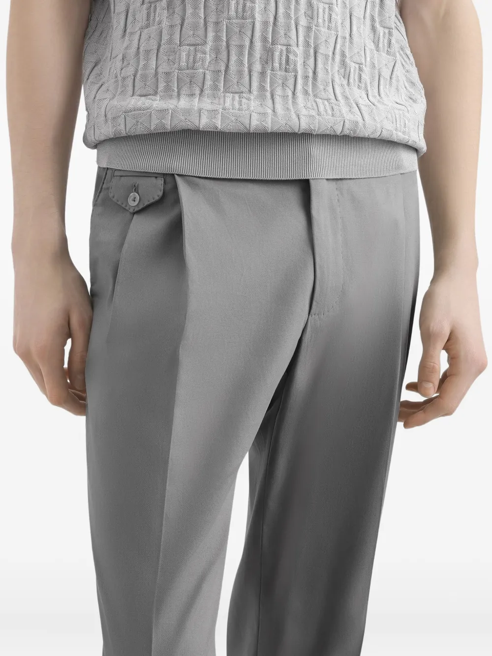 Dolce & Gabbana Geplooide pantalon Grijs