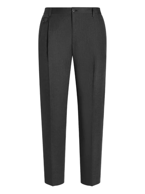 Dolce & Gabbana リネン テーパードパンツ | グレー | FARFETCH JP