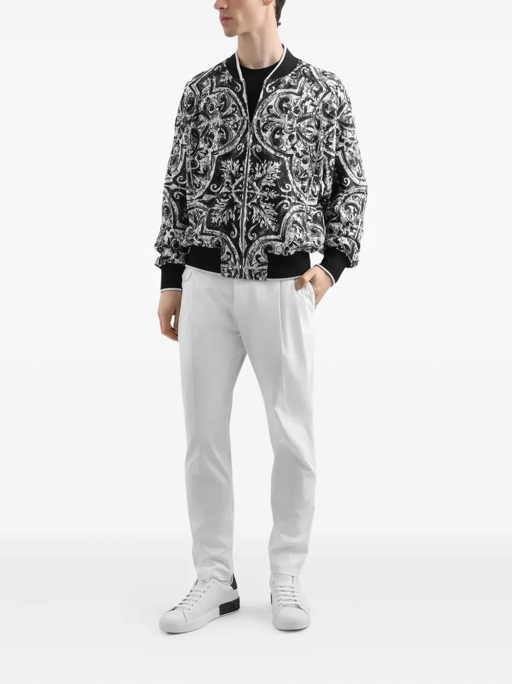 Dolce & Gabbana dart-detail tailored trousers | Tailored Pants | Image 2