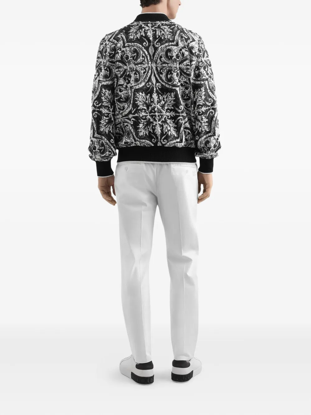 Dolce & Gabbana Pantalon met dartdetail Wit