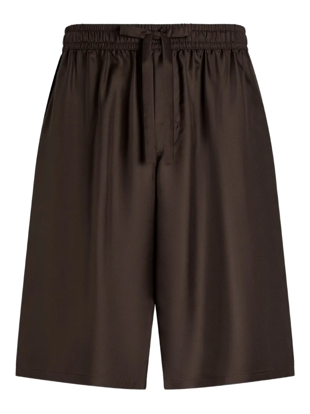 Dolce & Gabbana Shorts met trekkoordtaille Bruin
