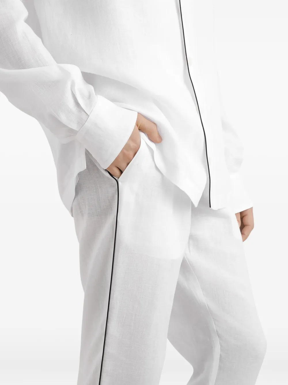 Dolce & Gabbana Broek met trekkoord Wit