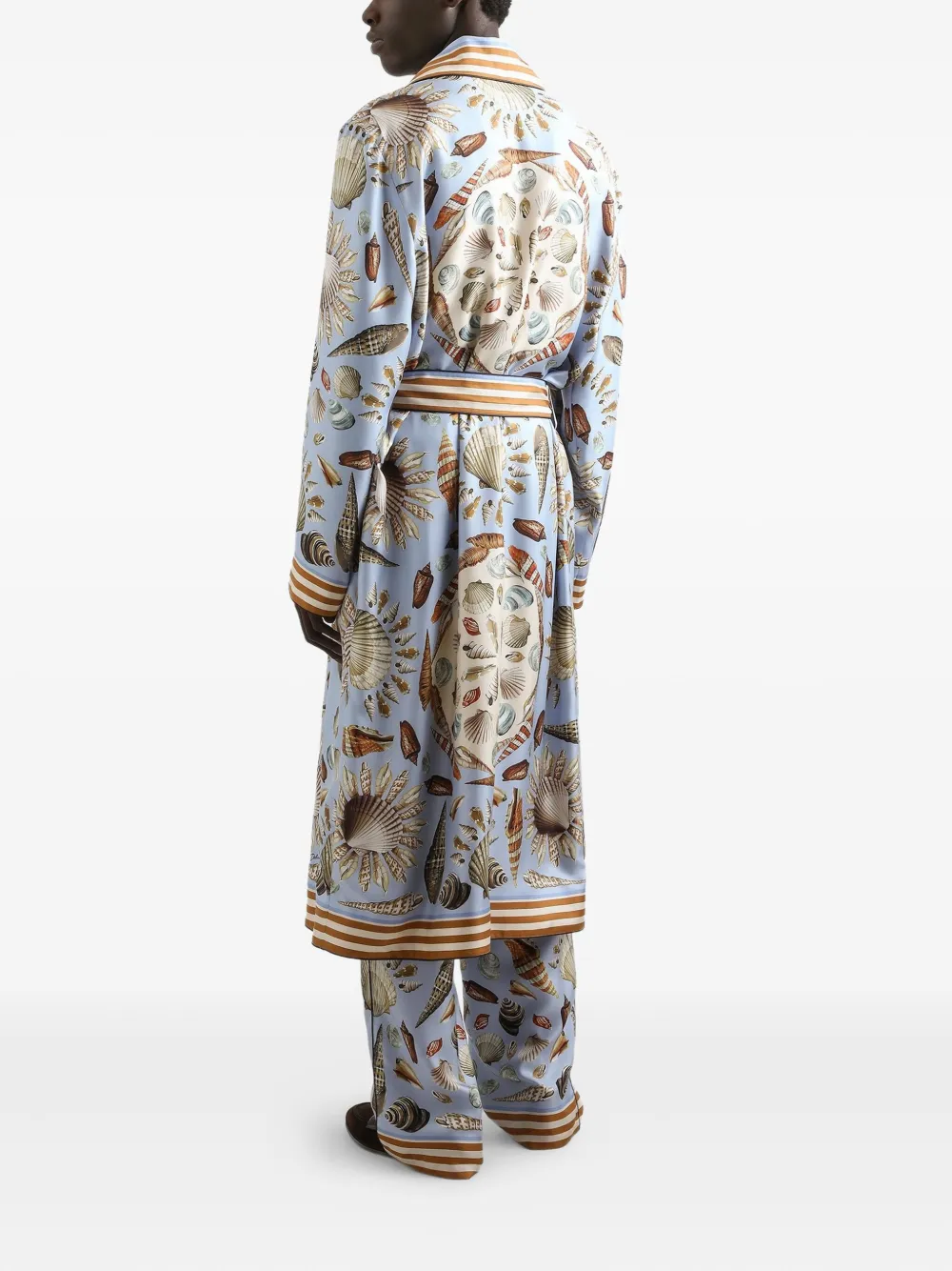 Dolce & Gabbana Pyjamabroek met schelpenprint Blauw