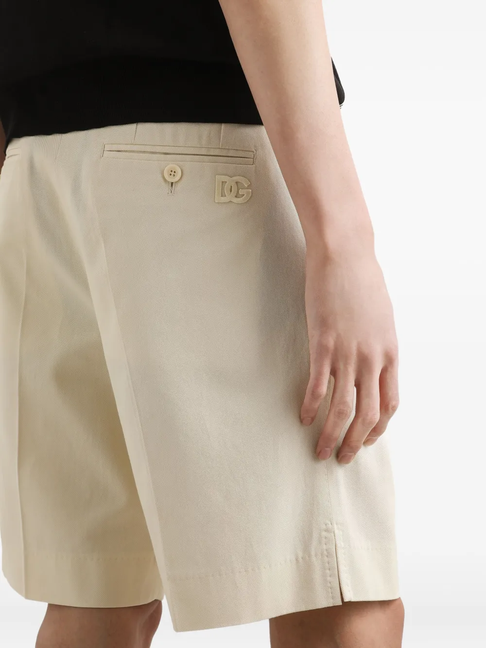 Dolce & Gabbana Katoenen shorts Beige