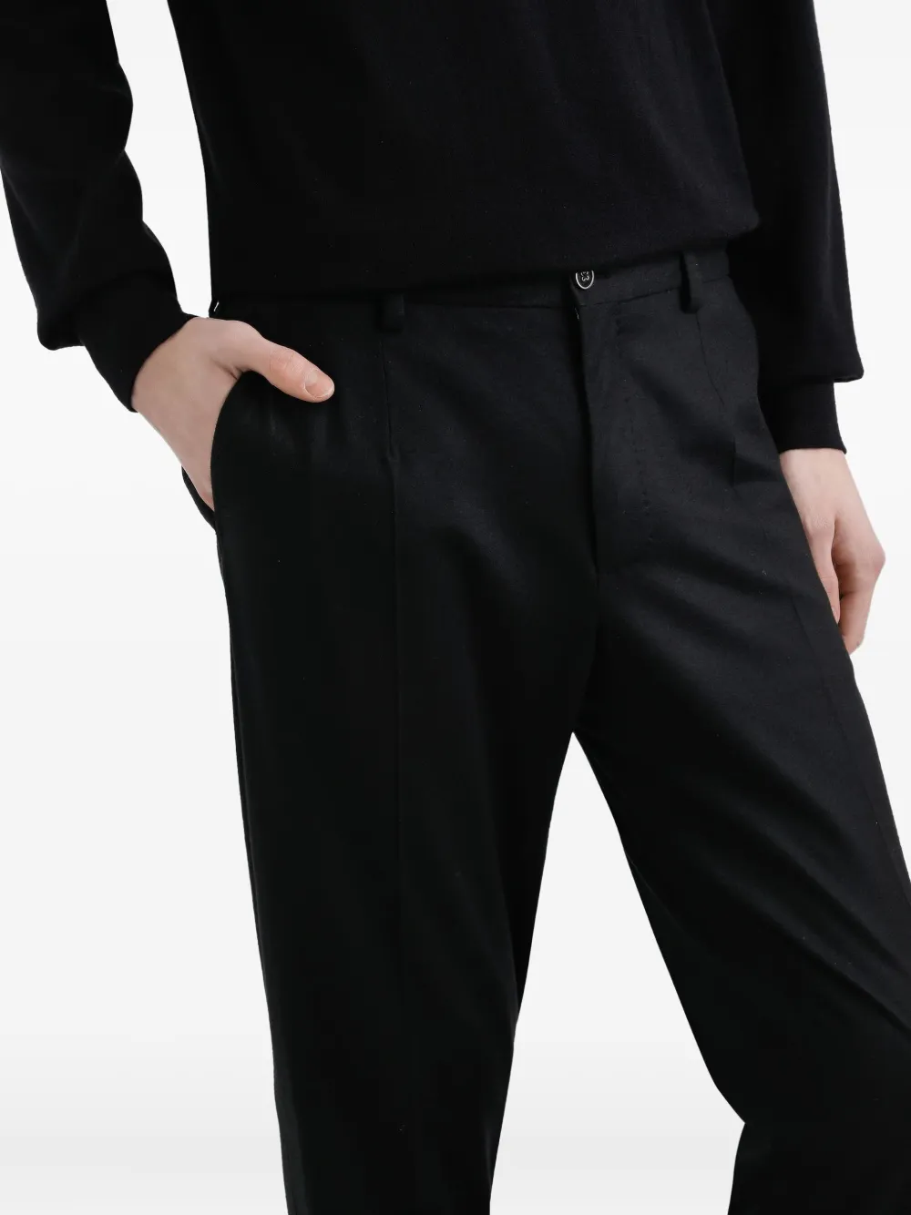 Dolce & Gabbana Wollen broek Zwart