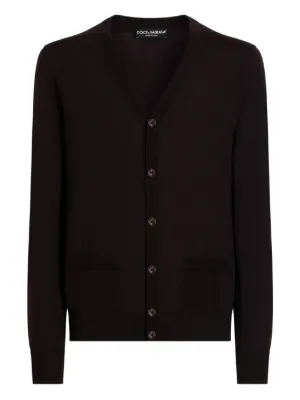 DOLCE&GABBANA／カーディガン Dolce & Gabbana】DGロゴ入りヴァージンウールカーディガン