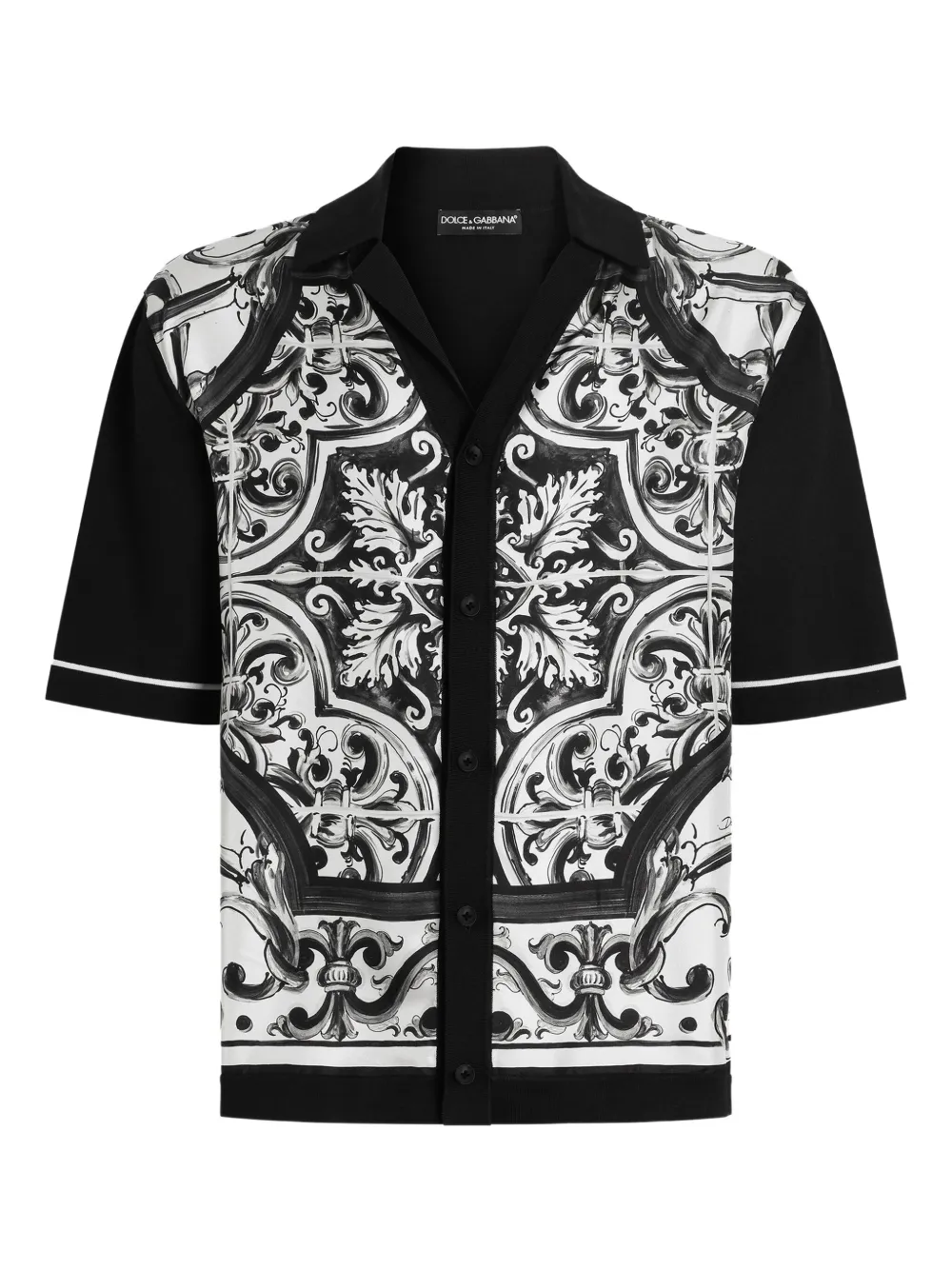 Dolce & Gabbana Majolica-print shirt | Black | Image 1