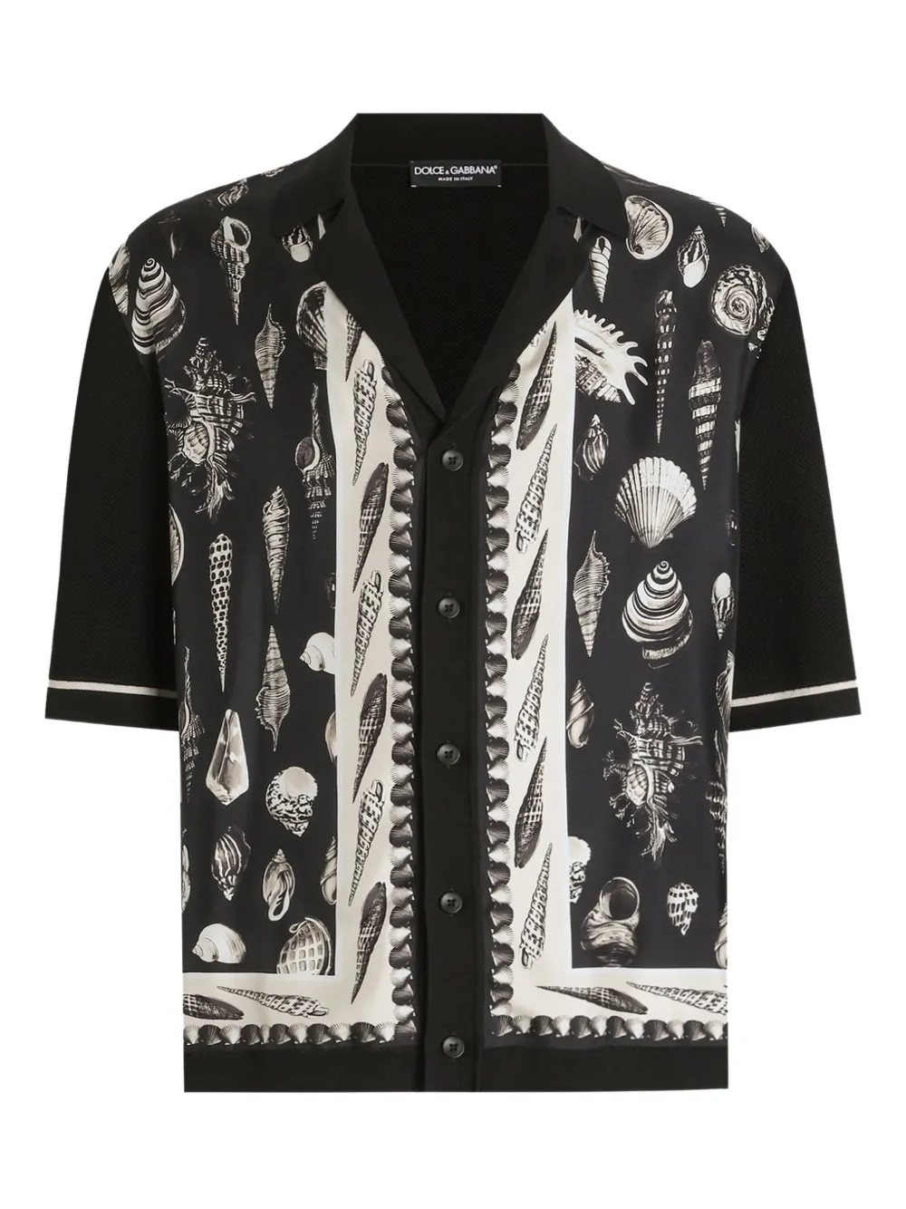 Dolce & Gabbana silk-blend Hawaii shirt - Black