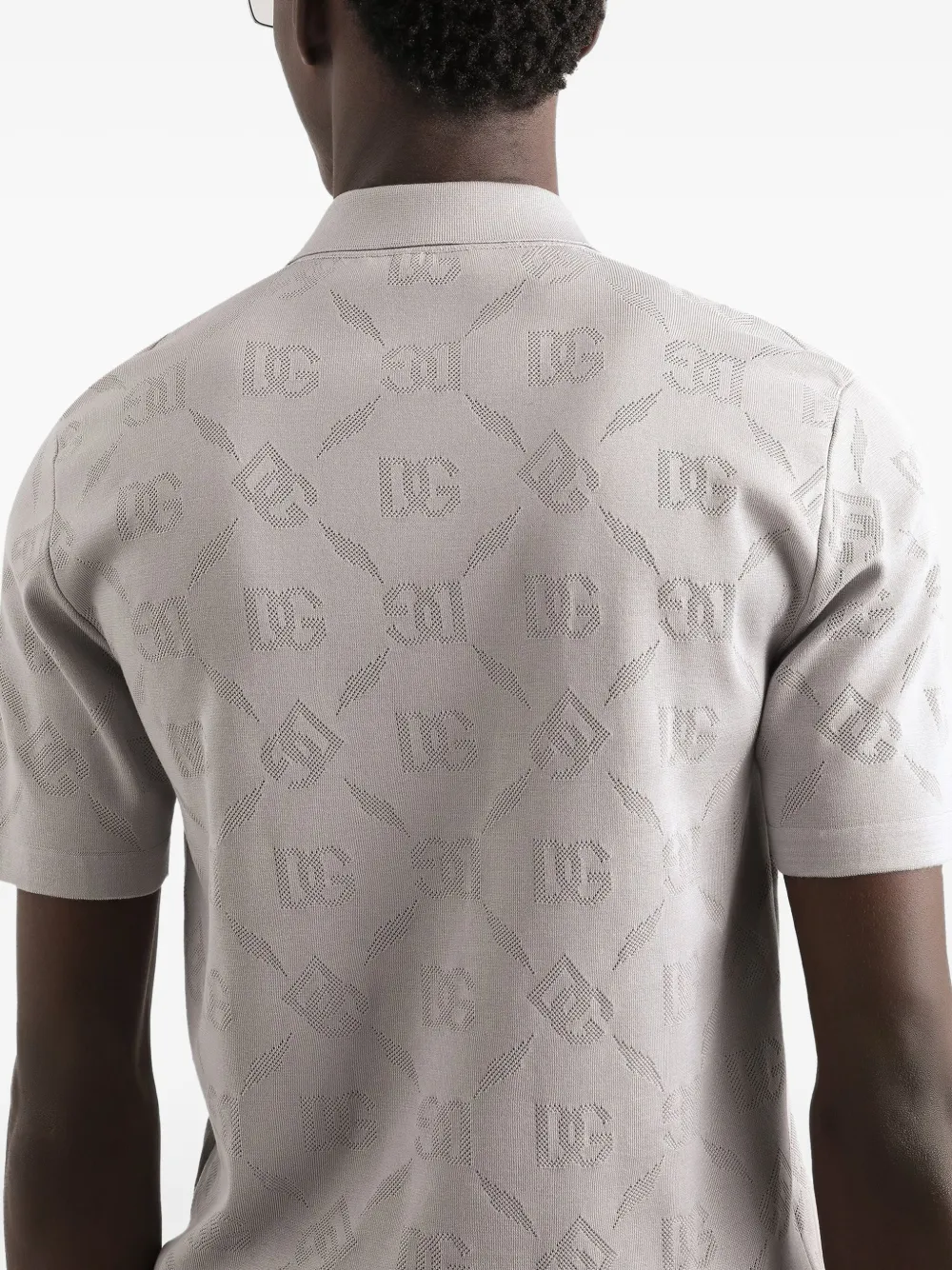 Dolce & Gabbana Silk Shirt With Dg Openwork