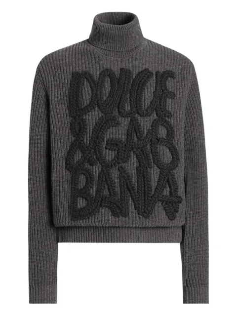 Dolce & Gabbana Gerippter Rollkragenpullover