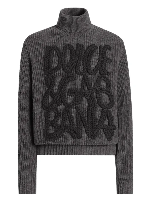 DOLCE & GABBANA グレー タートルネック　美品 Dolce & Gabbana タートルネック セーター | グレー | FARFETCH JP