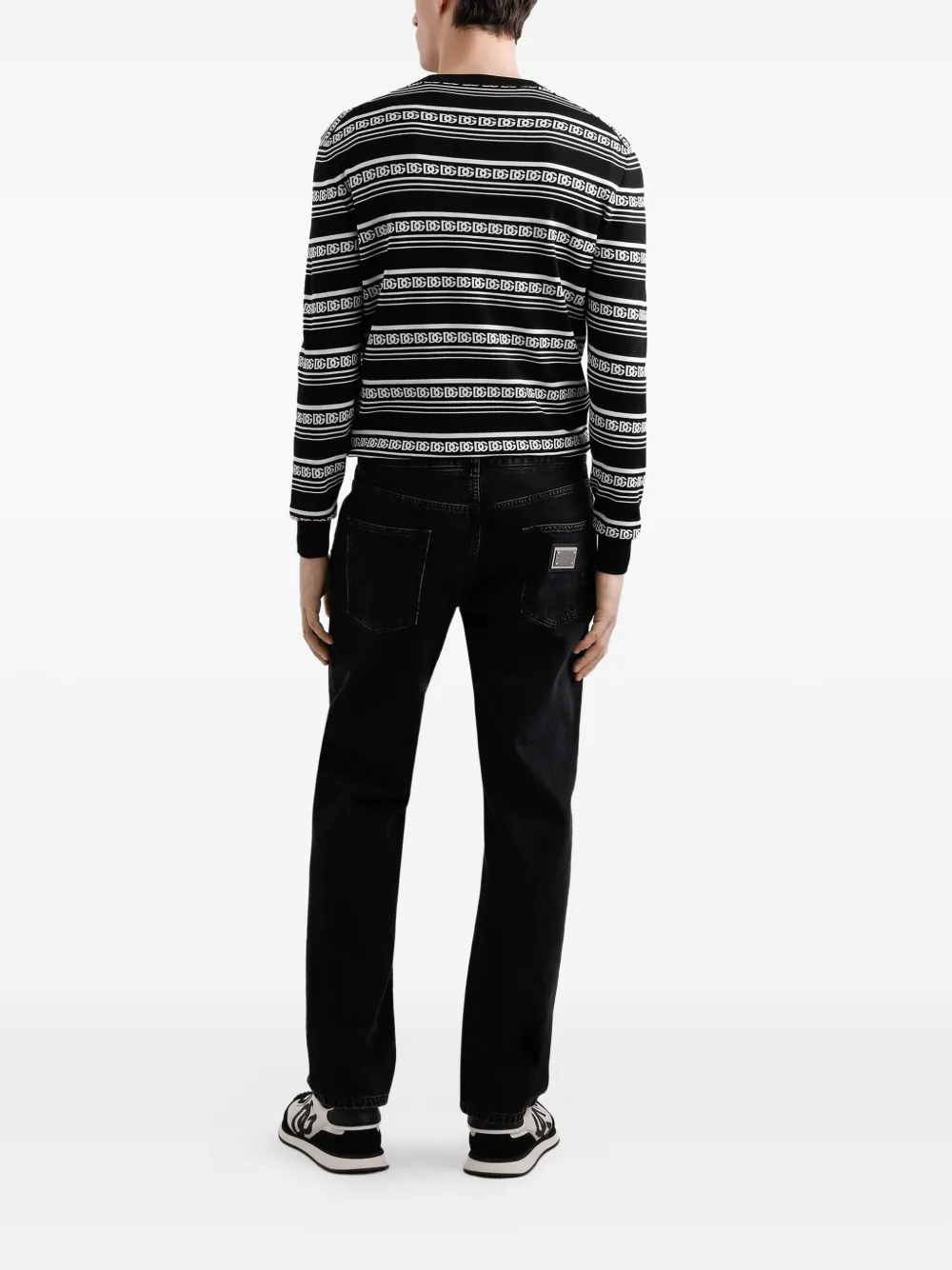 Dolce & Gabbana Zijden sweater Zwart