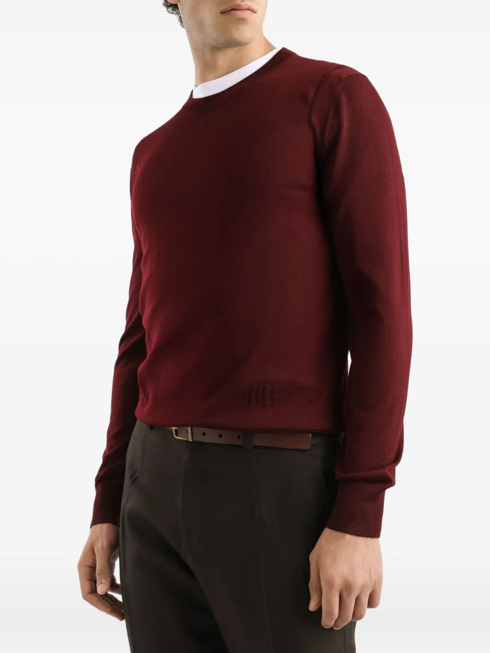 Dolce & Gabbana Trui met ronde hals Rood