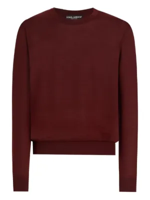 Dolce & Gabbana ロゴプレート セーター | レッド | FARFETCH JP
