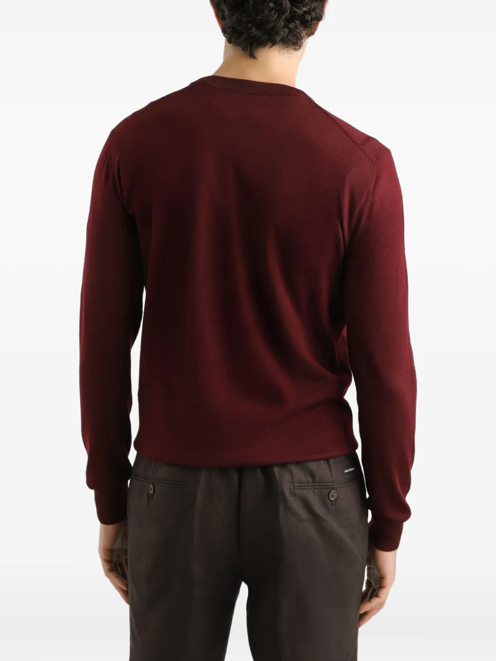 Dolce & Gabbana Trui met ronde hals Rood