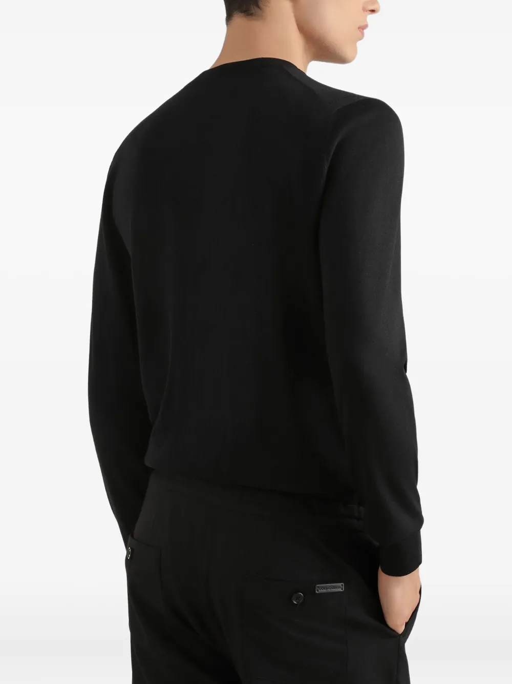 Dolce & Gabbana Trui met ronde hals Zwart