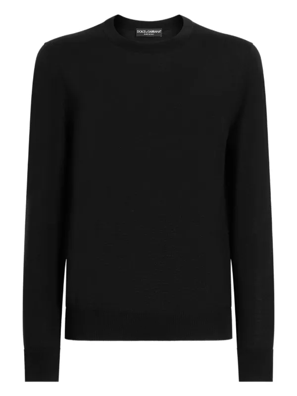 Dolce & Gabbana クルーネック セーター | ブラック | FARFETCH JP