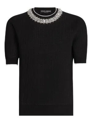 Prada triangle-logo Cotton T-shirt | Black | FARFETCH ID