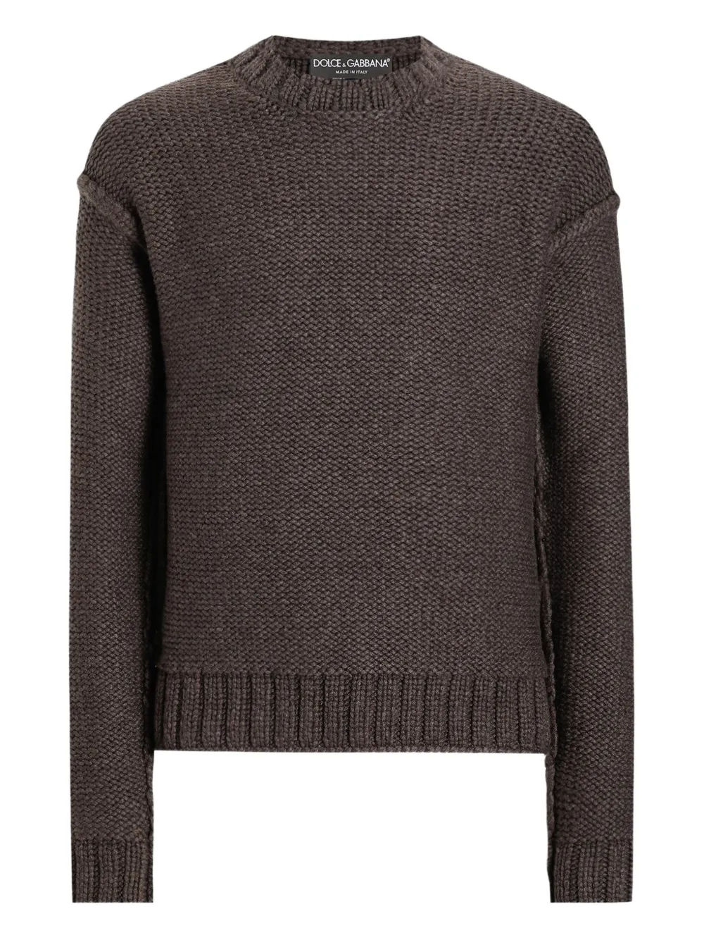 Dolce & Gabbana crew-neck sweater | Brown | Image 1